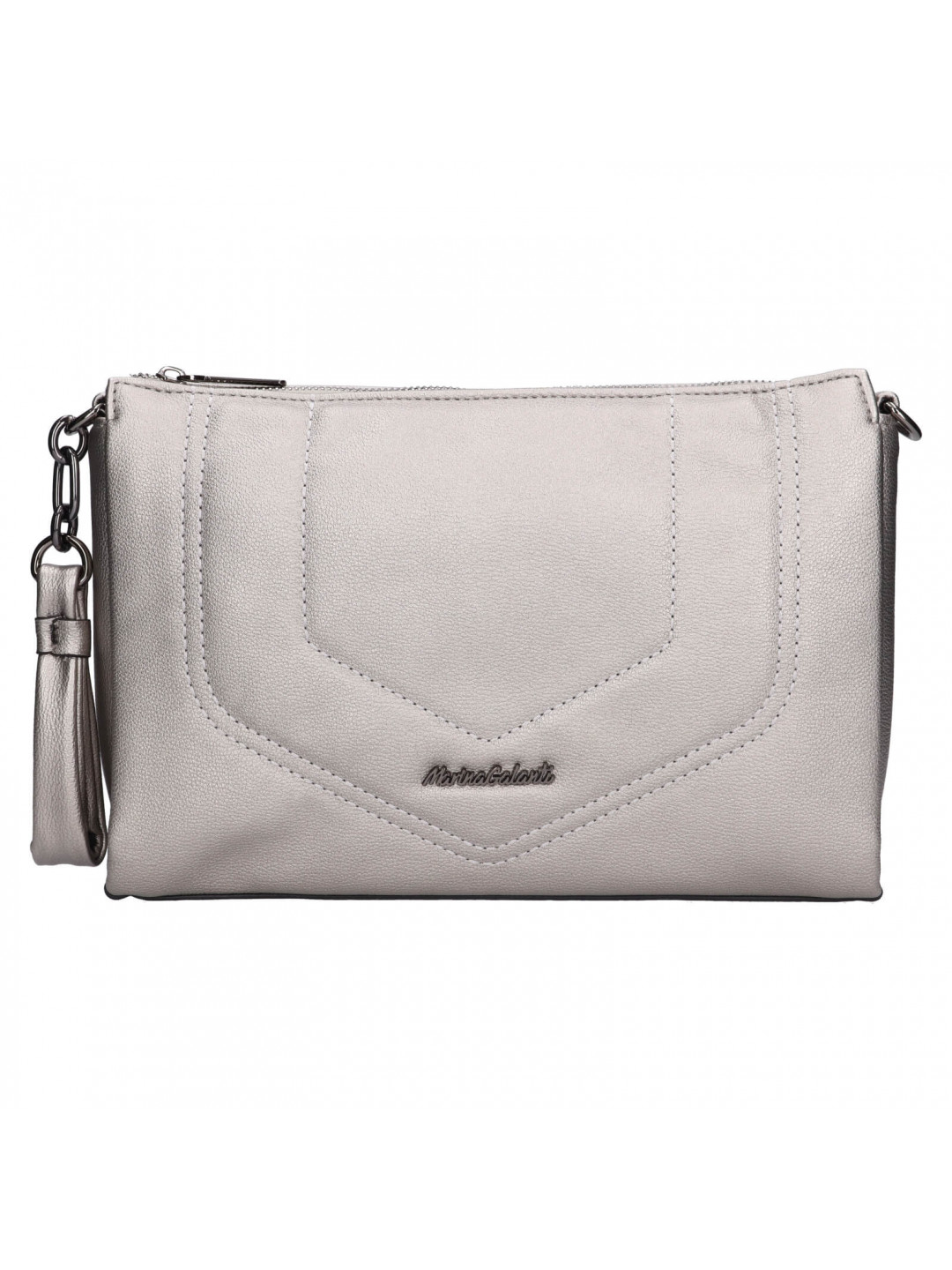 Dámská crossbody kabelka Marina Galanti Fanny – stříbrná